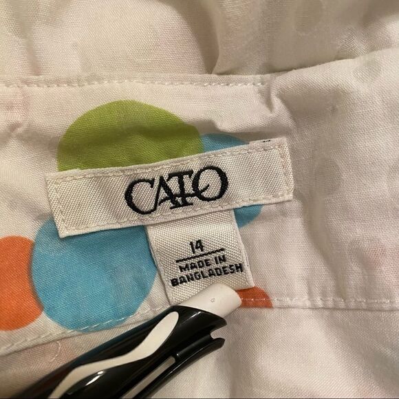 Polka Dot Layered Skirt  - Picture 5 of 6